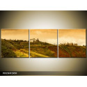 Trojdielna sada moderných obrazov o rozmere 150x50 cm s motívom krajiny