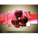 Päťdielna sada moderných obrazov o rozmere 150x70 cm s abstraktným motívom