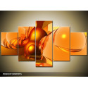 Päťdielna sada moderných obrazov o rozmere 150x80 cm s abstraktným motívom