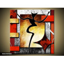Moderný obraz o rozmere 50x50 cm s abstraktným motívom