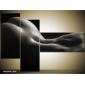 Trojdielna sada moderných obrazov o rozmere 130x90 cm s motívom aktov