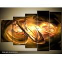 Päťdielna sada moderných obrazov o rozmere 150x100 cm s abstraktným motívom