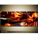 Moderný obraz o rozmere 100x40 cm s motívom ohňa
