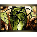 Moderný obraz o rozmere 120x80 cm s abstraktným motívom