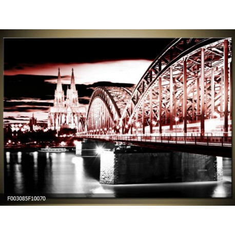 Moderný obraz o rozmere 100x70 cm s motívom mesta