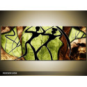 Moderný obraz o rozmere 145x58 cm s abstraktným motívom