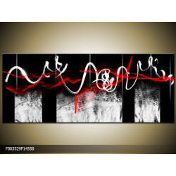 Moderný obraz o rozmere 145x58 cm s abstraktným motívom