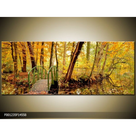 Moderný obraz o rozmere 145x58 cm s motívom krajiny