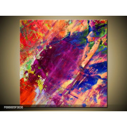 Moderný obraz o rozmere 30x30 cm s abstraktným motívom