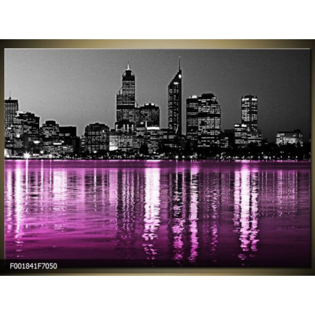 Moderný obraz o rozmere 70x50 cm s motívom mesta