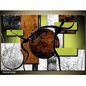 Moderný obraz o rozmere 90x60 cm s abstraktným motívom