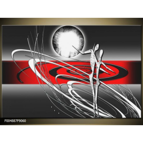 Moderný obraz o rozmere 90x60 cm s abstraktným motívom