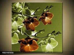 Moderný obraz o rozmere 30x30 cm s motívom kvetov