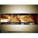 Trojdielna sada moderných obrazov o rozmere 170x50 cm s motívom umenia