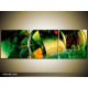 Trojdielna sada moderných obrazov o rozmere 120x40 cm s abstraktným motívom