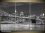 Trojdielna sada moderných obrazov o rozmere 120x80 cm s motívom čiernobieleho mesta