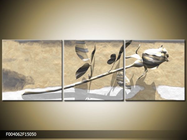 Trojdielna sada moderných obrazov o rozmere 150x50 cm s abstraktným motívom